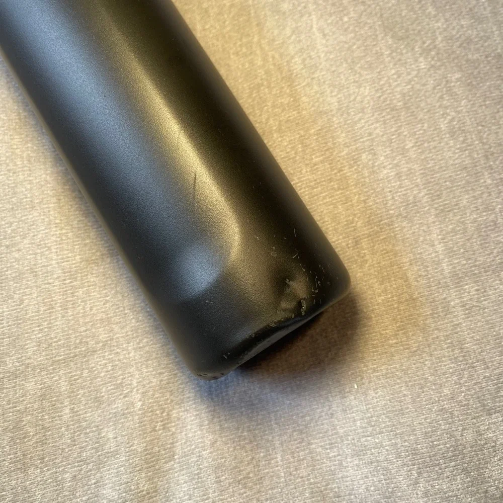 Owala FreeSip 24oz Black Insulated Stainless Steel Water Bottle Very Dark DENT - Picture 3 of 7